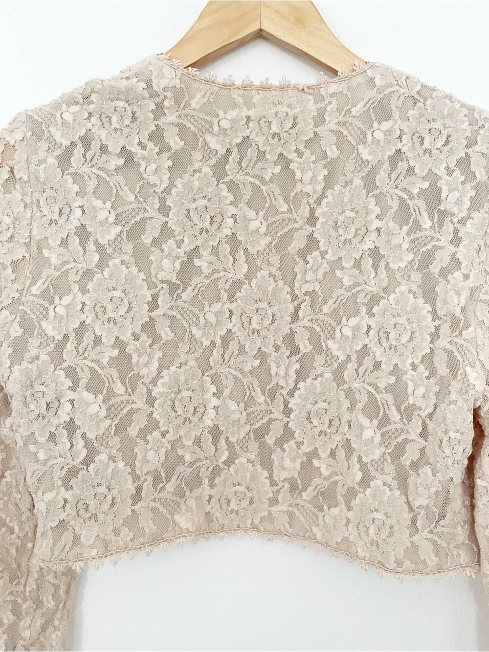 Alex evenings floral lace vintage shawl size 12